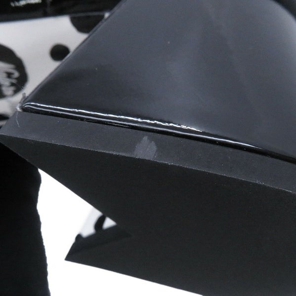 ルイヴィトン ブーツ パテントレザー/インフィニティ・ドット LV × YK ショートブーツ レディースサイズ36 靴 草間彌生 ブラック 黒