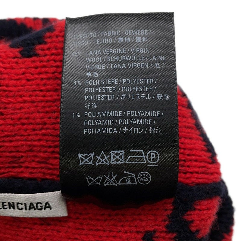 バレンシアガ ニット帽 ロゴ ウール BALENCIAGA 帽子