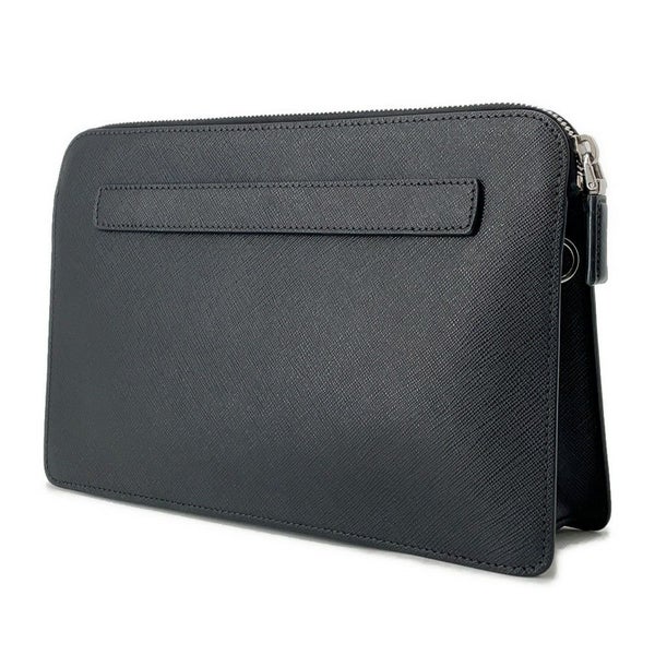 プラダ クラッチバッグ サフィアーノ クラッチ レザー 2VF056 PRADA 黒 セカンドバッグ