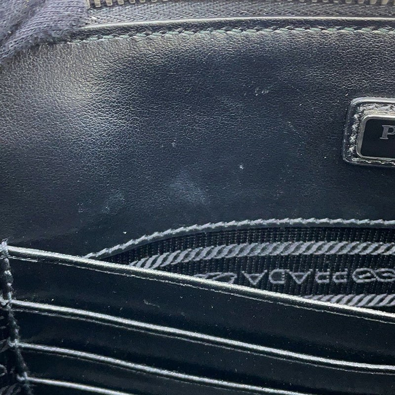 プラダ クラッチバッグ サフィアーノ クラッチ レザー 2VF056 PRADA 黒 セカンドバッグ