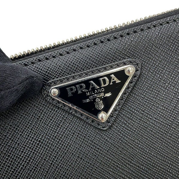 プラダ クラッチバッグ サフィアーノ クラッチ レザー 2VF056 PRADA 黒 セカンドバッグ