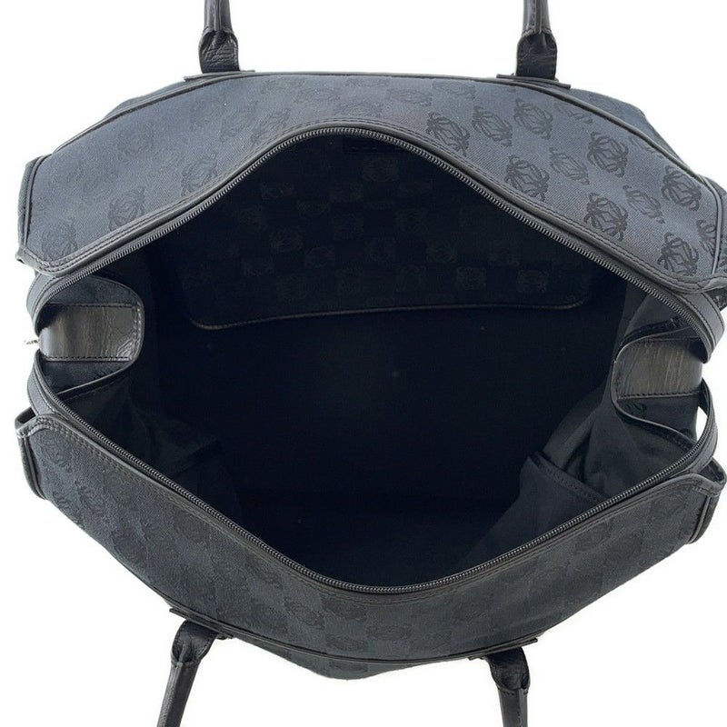 ロエベ ボストンバッグ アナグラム キャンバス LOEWE 黒 旅行 トラベル