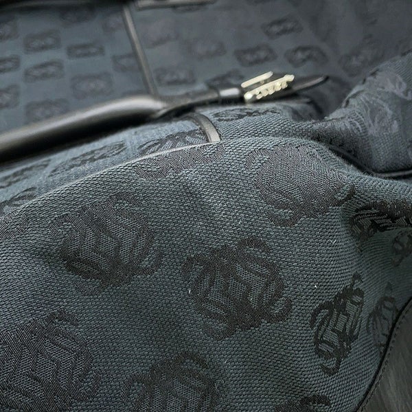 ロエベ ボストンバッグ アナグラム キャンバス LOEWE 黒 旅行 トラベル