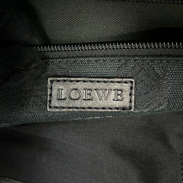 ロエベ ボストンバッグ アナグラム キャンバス LOEWE 黒 旅行 トラベル