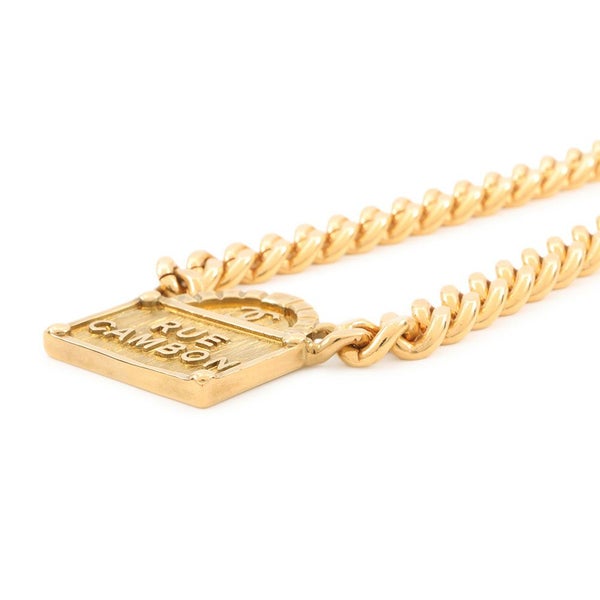 シャネル ネックレス RUE CAMBON ロゴ B22A AB8651 CHANEL アクセサリー