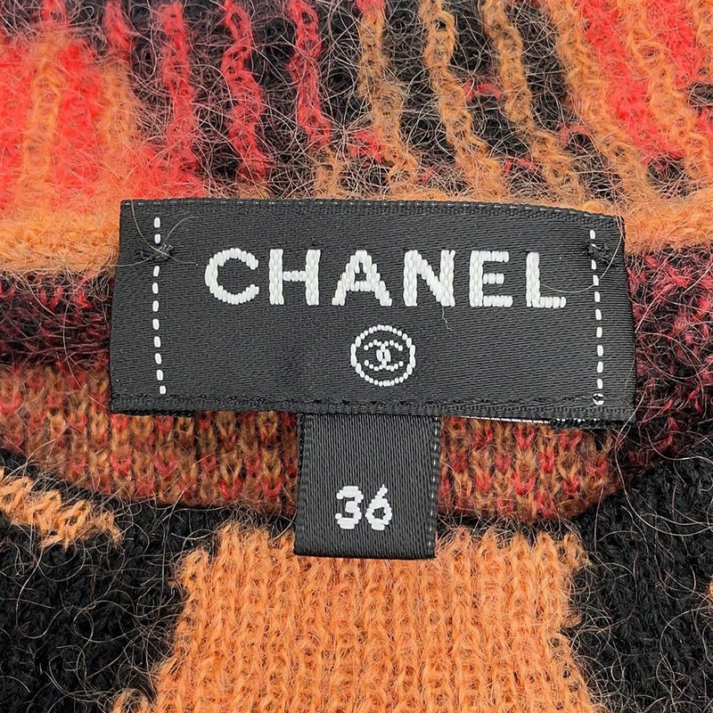 シャネル ニット レオパード セーター カシミア モヘア レディースサイ36 P75361 CHANEL トップス