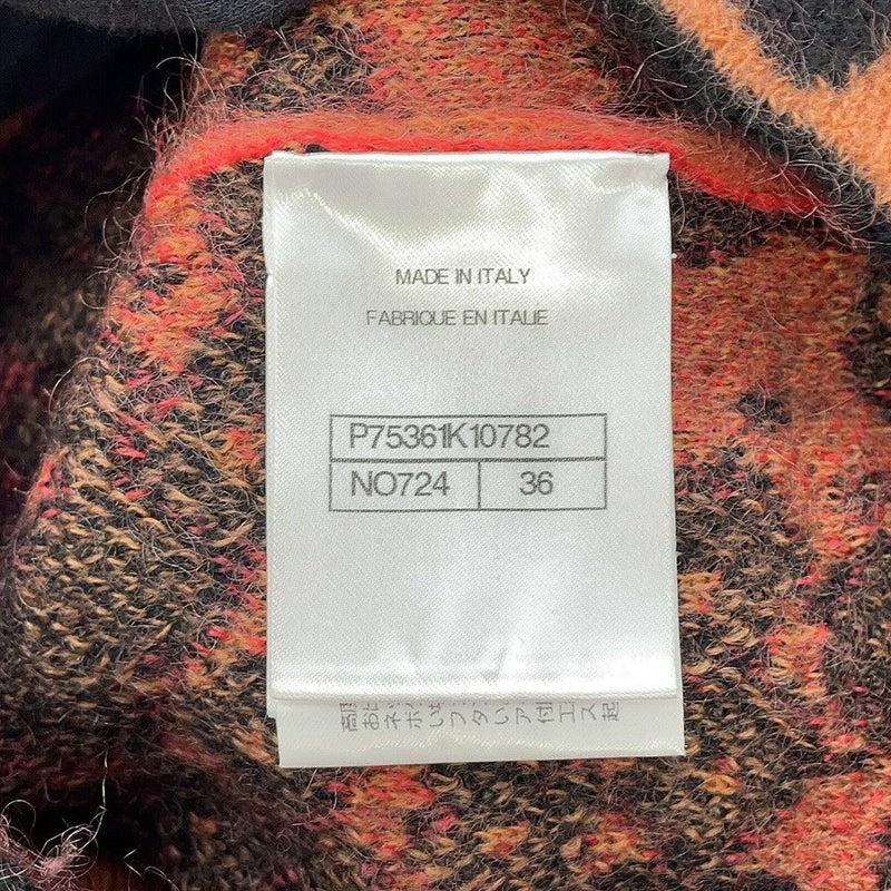 シャネル ニット レオパード セーター カシミア モヘア レディースサイ36 P75361 CHANEL トップス