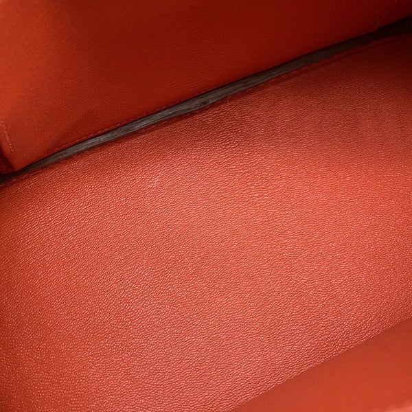 エルメス バーキン25 サンギーヌ/シルバー金具 ニロティカスマット □O刻印 HERMES Birkin ハンドバッグ