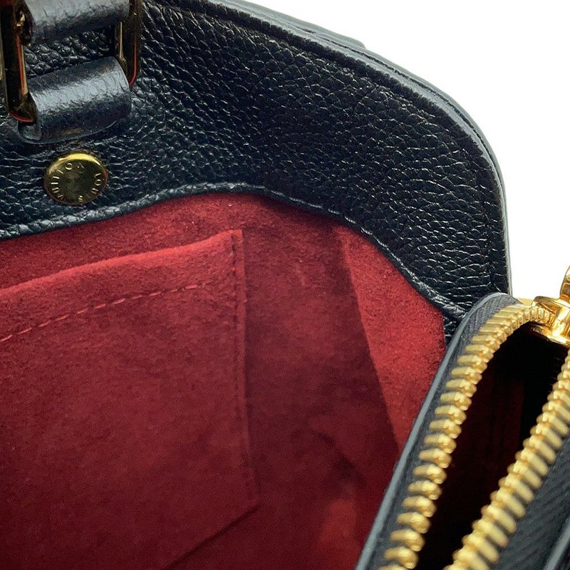 ルイヴィトン ハンドバッグ モノグラム・アンプラント モンテーニュBB M45778 LOUIS VUITTON 2way 黒 ブラック