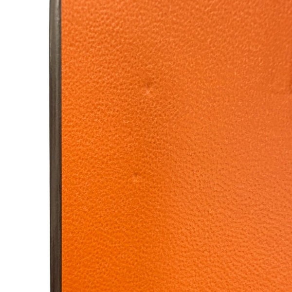 エルメス コインケース カルヴィ デュオ ブラック/シルバー金具 シェブルミゾル W刻印 HERMES 財布 黒