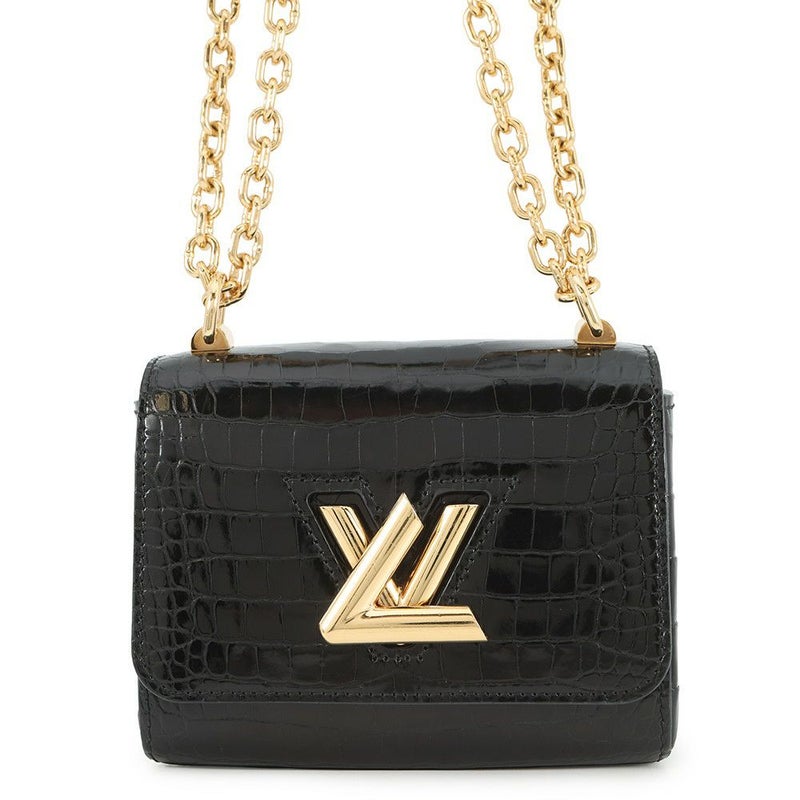 ルイヴィトン チェーンショルダーバッグ クロコダイル ツイストMINI N95388 LOUIS VUITTON バッグ 2way