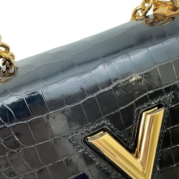 ルイヴィトン チェーンショルダーバッグ クロコダイル ツイストMINI N95388 LOUIS VUITTON バッグ 2way
