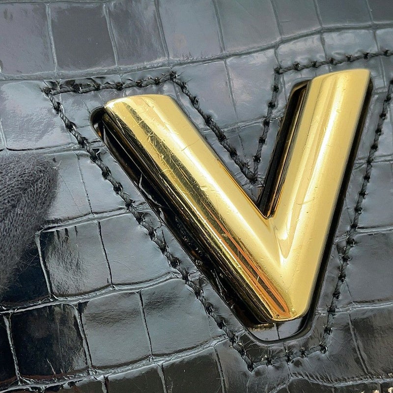 ルイヴィトン チェーンショルダーバッグ クロコダイル ツイストMINI N95388 LOUIS VUITTON バッグ 2way