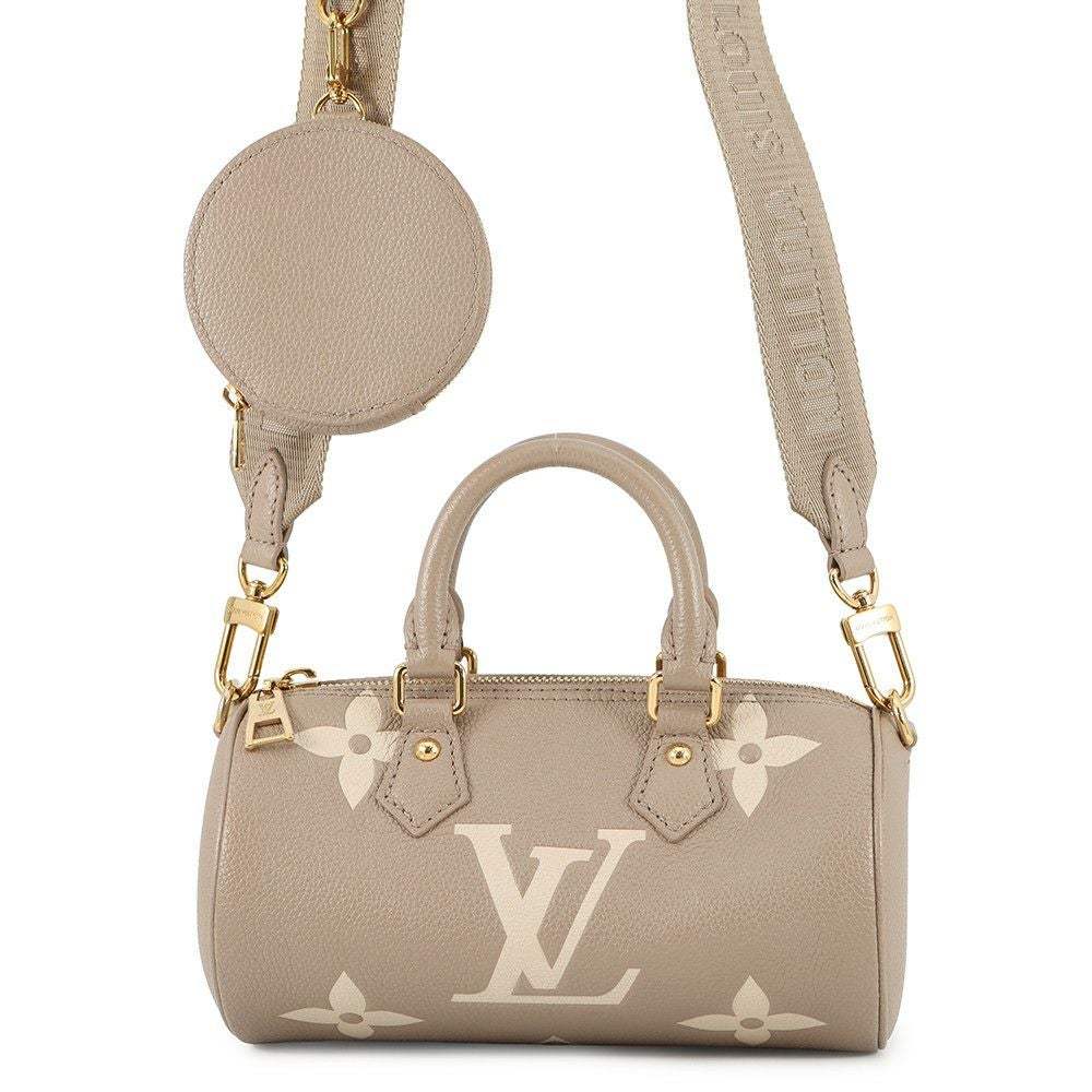 ルイ・ヴィトン LOUIS VUITTON パピヨンBB モノグラム・アンプラントバイザプール  レザー レディース ショルダーバッグ ルイ・ヴィトン LOUIS VUITTON パピヨンBB モノグラム・アンプラント
