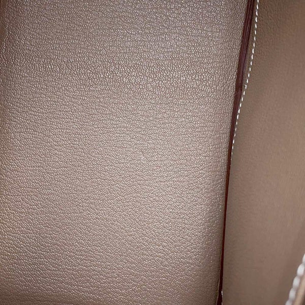 エルメス バーキン25 エトゥープ/ゴールド金具 トゴ W刻印 HERMES Birkin ハンドバッグ