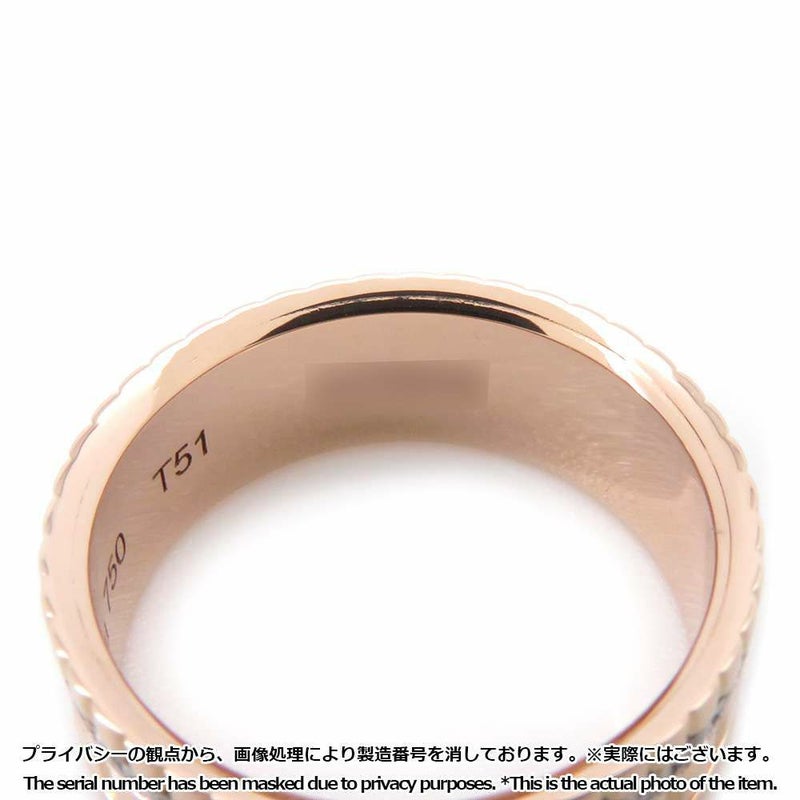 ブシュロン リング キャトル ラディアント ダイヤ スモール ダイヤモンド 33P 0.24ct K18PG/K18WG リングサイズ51