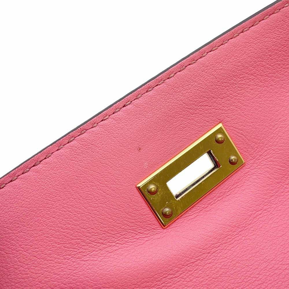 エルメス ハンドバッグ ポシェットケリー ローズアザレ/ゴールド金具