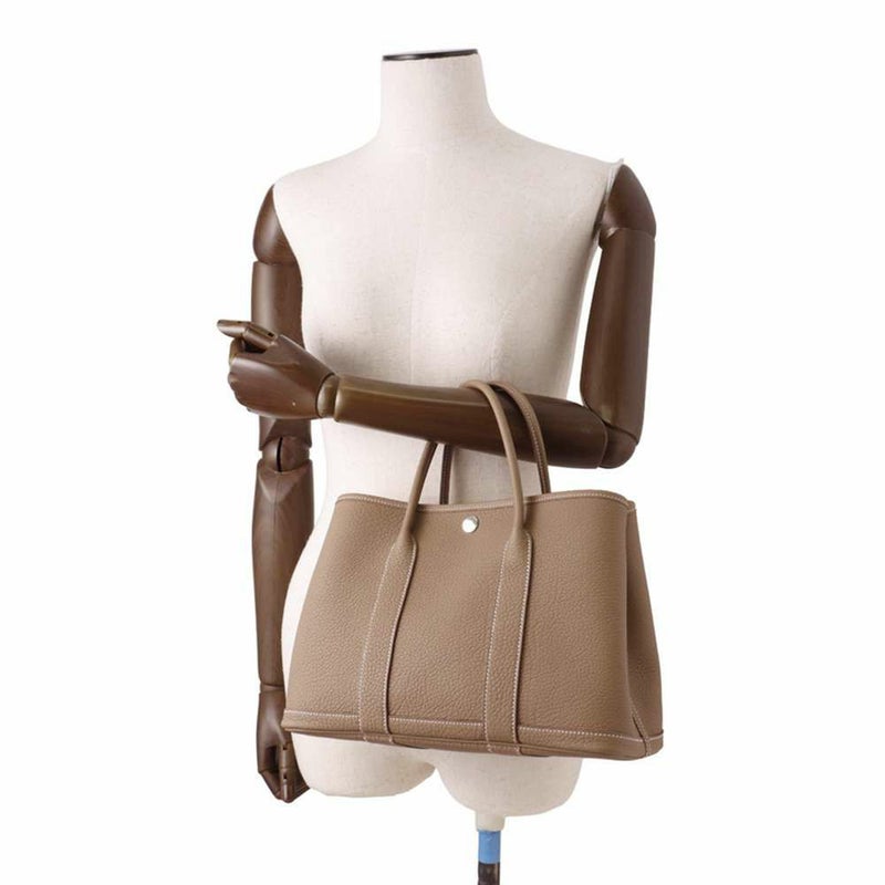 エルメス トートバッグ ガーデンパーティTPM エトゥープ/シルバー金具 ネゴンダ W刻印