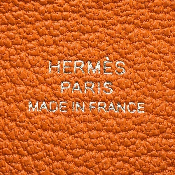 エルメス カードケース カルヴィ フー シェブルミゾル B刻印 HERMES 名刺入れ シェーブル
