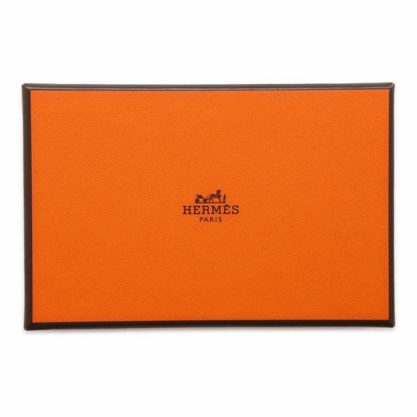 エルメス カードケース カルヴィ フー シェブルミゾル B刻印 HERMES 名刺入れ シェーブル