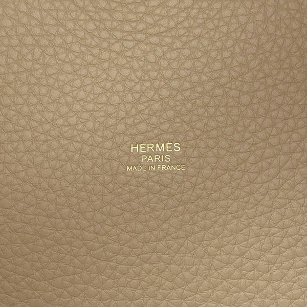 エルメス ハンドバッグ ピコタンロックPM ベージュマルファ/ゴールド金具 トリヨクレマンス W刻印