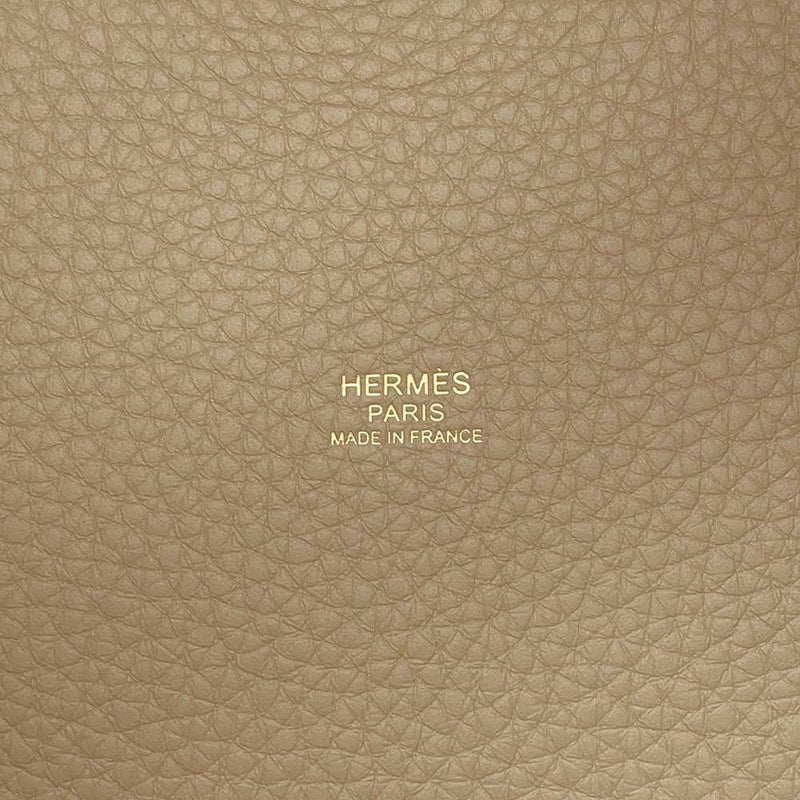 エルメス ハンドバッグ ピコタンロックPM ベージュマルファ/ゴールド金具 トリヨクレマンス W刻印
