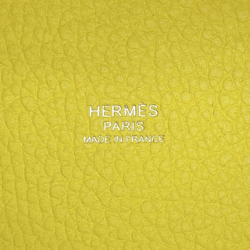 エルメス ハンドバッグ ピコタンロックPM ライム/シルバー金具 トリヨンクレマンス B刻印