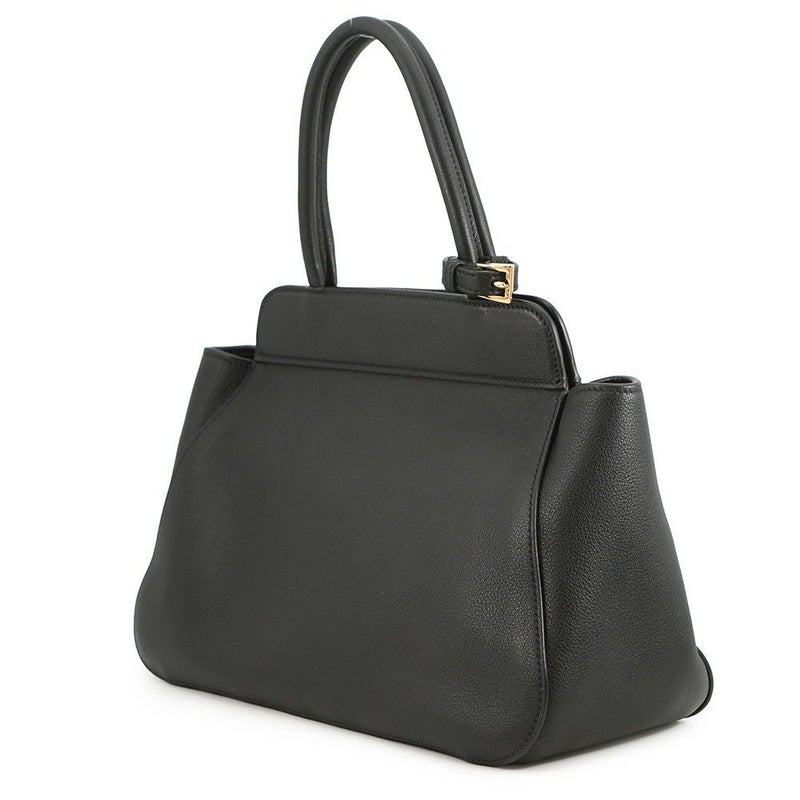 プラダ ハンドバッグ ミディアム トート レザー 1BG533 PRADA 黒