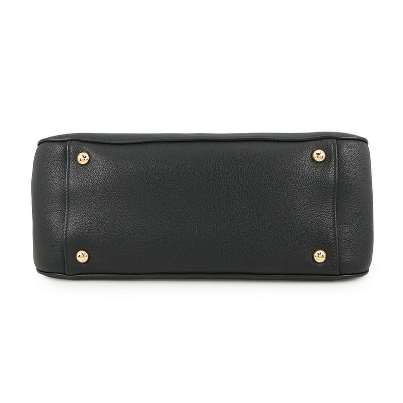 プラダ ハンドバッグ ミディアム トート レザー 1BG533 PRADA 黒