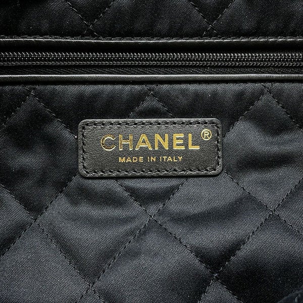 シャネル チェーンショルダーバッグ CHANEL22 スモール キャビアスキン AS3260 CHANEL ポーチ付き 黒