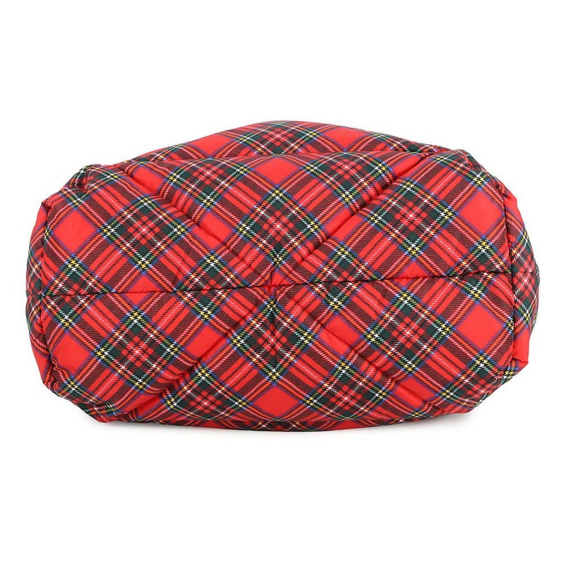 プラダ トートバッグ チェック キルティング ナイロン 2VG082 PRADA