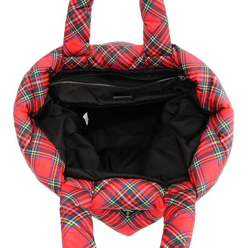 プラダ トートバッグ チェック キルティング ナイロン 2VG082 PRADA