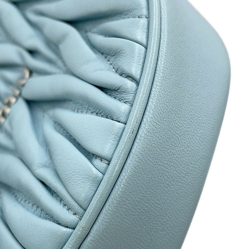 ミュウミュウ ショルダーバッグ マテラッセ ラウンドバッグ レザー 5BH191 Miu Miu ポシェット