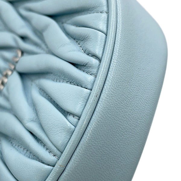 ミュウミュウ ショルダーバッグ マテラッセ ラウンドバッグ レザー 5BH191 Miu Miu ポシェット