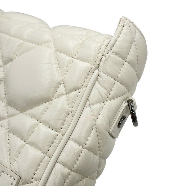 クリスチャン・ディオール ショルダーバッグ マクロカナージュ ディオールキャンプ スモール M1243BNEY 白