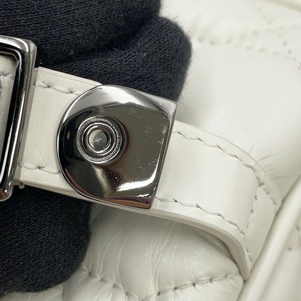 クリスチャン・ディオール ショルダーバッグ マクロカナージュ ディオールキャンプ スモール M1243BNEY 白