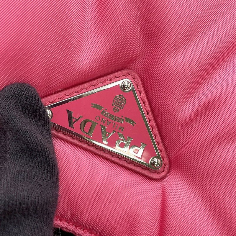 プラダ ハンドバッグ Re-Nylon トライアングルロゴ ミニ ナイロン 1BA359 PRADA 2way