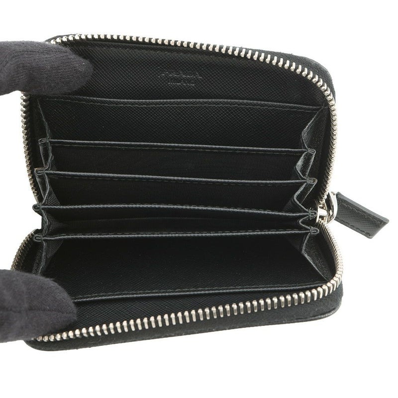 プラダ コインケース サフィアーノ ロゴ レザー 2M1358 PRADA 黒