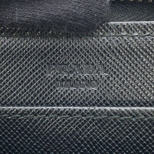 プラダ コインケース サフィアーノ ロゴ レザー 2M1358 PRADA 黒