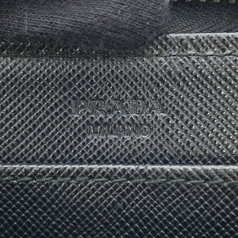 プラダ コインケース サフィアーノ ロゴ レザー 2M1358 PRADA 黒