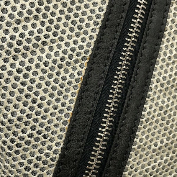 フェンディ リュック ロゴ バックパック ナイロン/メッシュ 7VA466 FENDI 黒 白