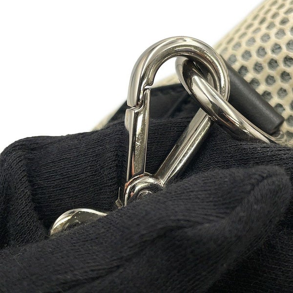 フェンディ リュック ロゴ バックパック ナイロン/メッシュ 7VA466 FENDI 黒 白