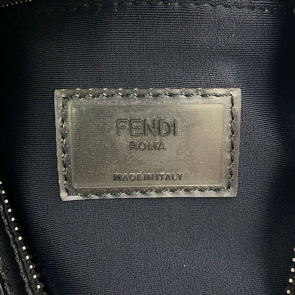 フェンディ リュック ロゴ バックパック ナイロン/メッシュ 7VA466 FENDI 黒 白