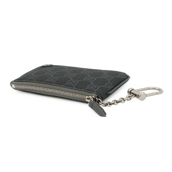 グッチ キーケース キーポーチ グレー トリム GGスプリーム/レザー 820666 GUCCI 財布 黒