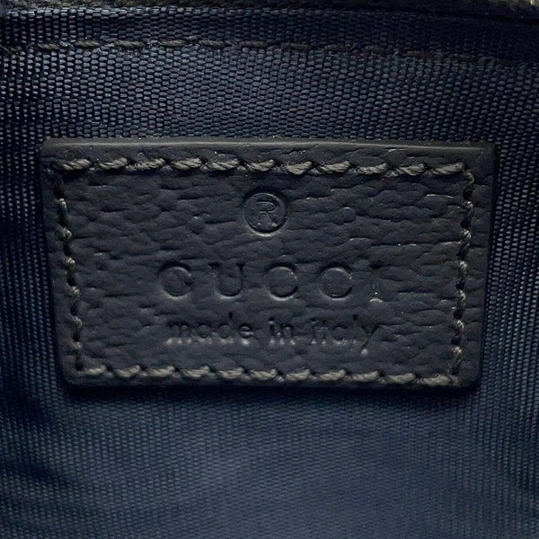 グッチ キーケース キーポーチ グレー トリム GGスプリーム/レザー 820666 GUCCI 財布 黒