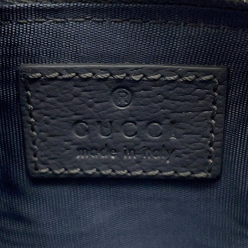 グッチ キーケース キーポーチ グレー トリム GGスプリーム/レザー 820666 GUCCI 財布 黒