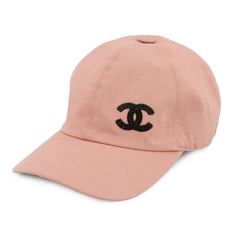 シャネル キャップ ココマーク スパンコール ベースボールキャップ コットン AA9698 CHANEL 帽子