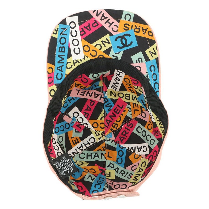 シャネル キャップ ココマーク スパンコール ベースボールキャップ コットン AA9698 CHANEL 帽子