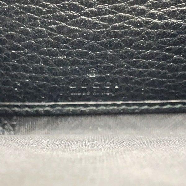 グッチ 長財布 GGマーモント ワッペンモチーフ レザー 474584 ラウンドファスナー GUCCI 財布 UFO ドラゴン 黒