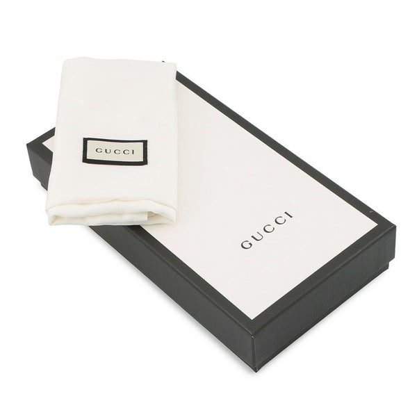 グッチ 長財布 GGマーモント ワッペンモチーフ レザー 474584 ラウンドファスナー GUCCI 財布 UFO ドラゴン 黒